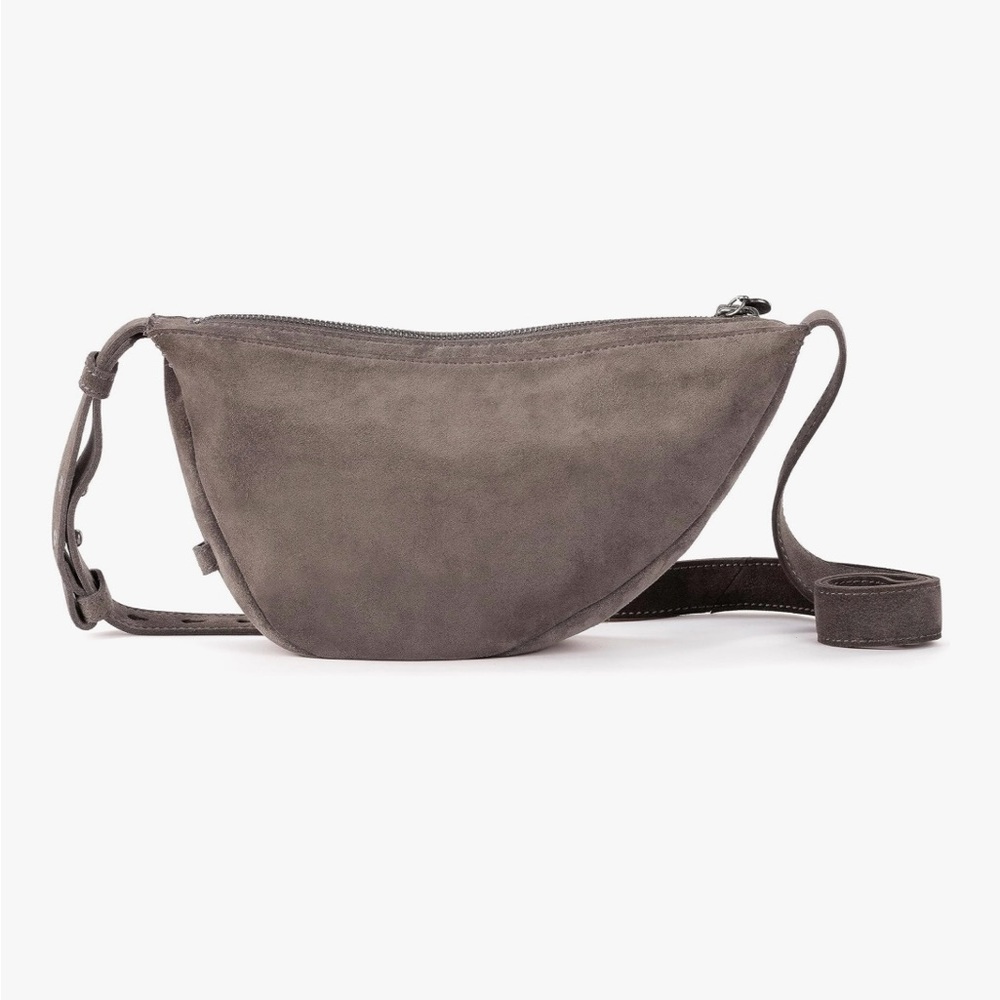 The Sak Tess sling purse Gray Suede Shoulder Bag
